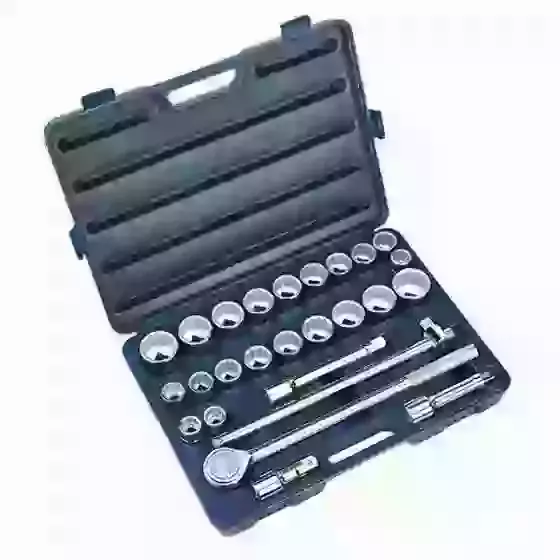 Sealey Socket Set 26pc 3/4" Sq Drive 12 point WallDrive DuoMetric